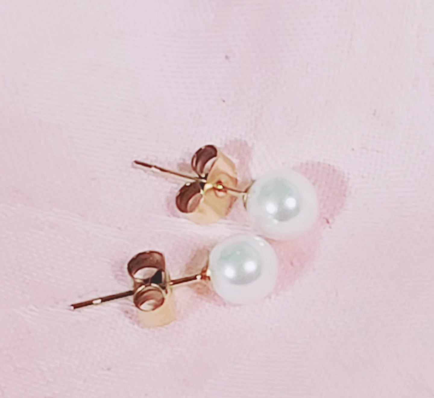 Elegant Artificial Pearls Ear Studs 1 Pair