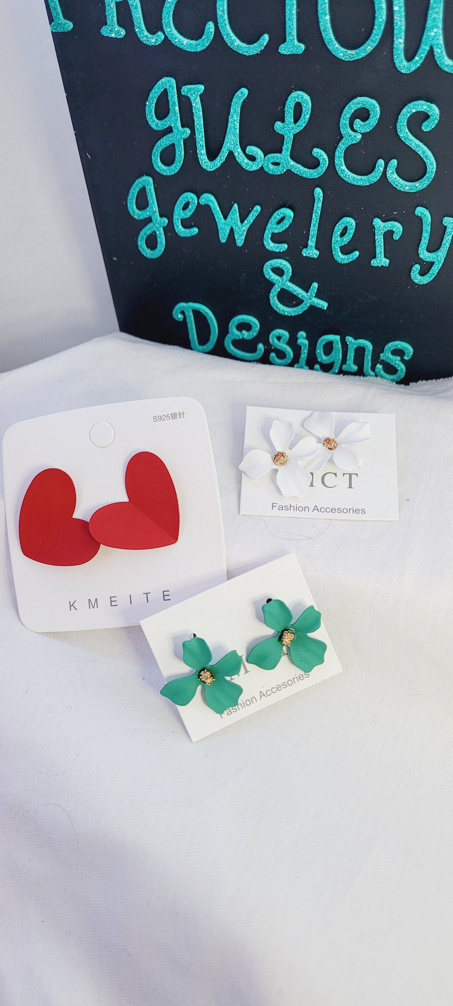 New Glam Sweet flower stud earrings