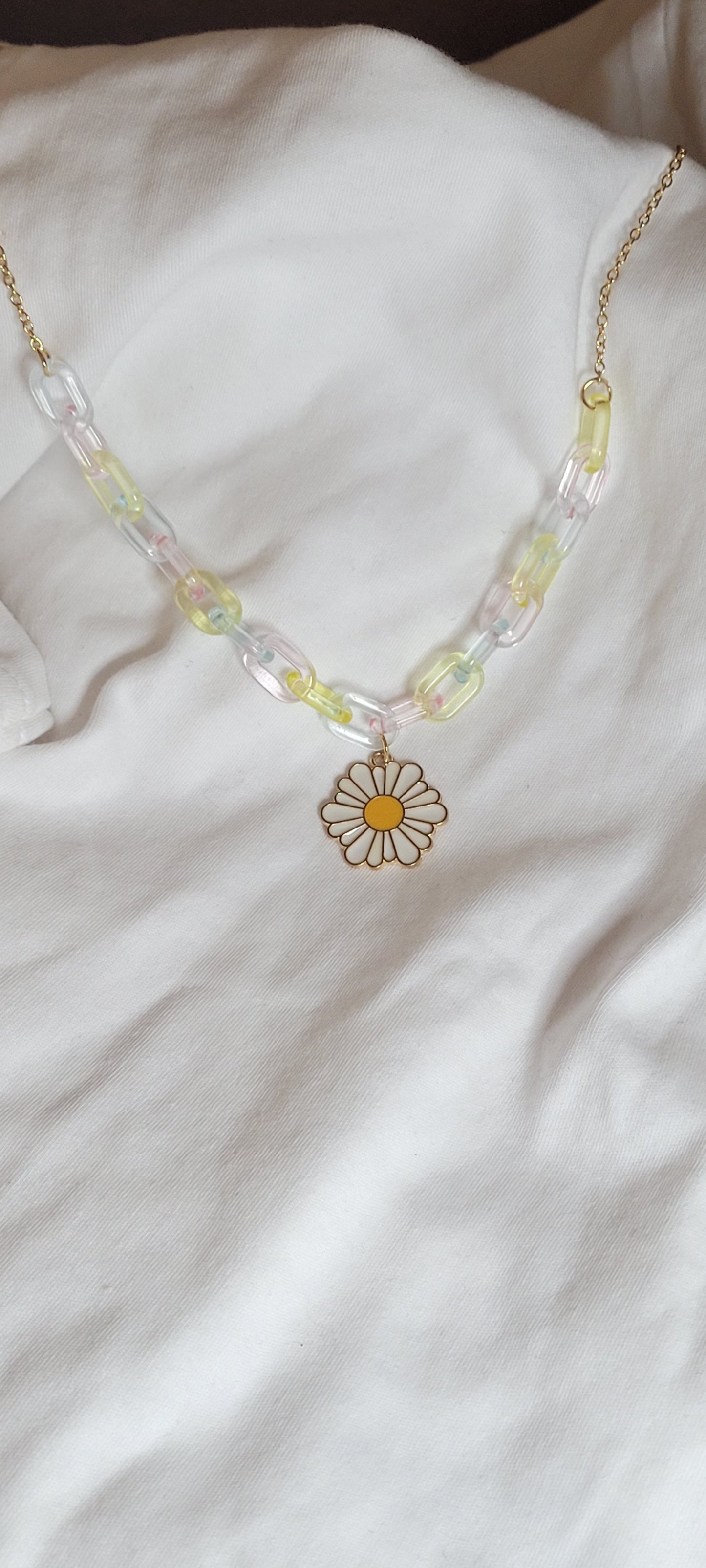 1pc Small Daisy Pendant Necklace