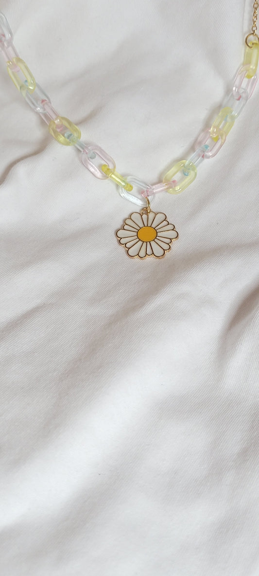 1pc Small Daisy Pendant Necklace